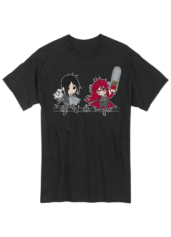 Black Butler - Sebastian Michaelis & Grell Sutcliff Men's T-Shirt