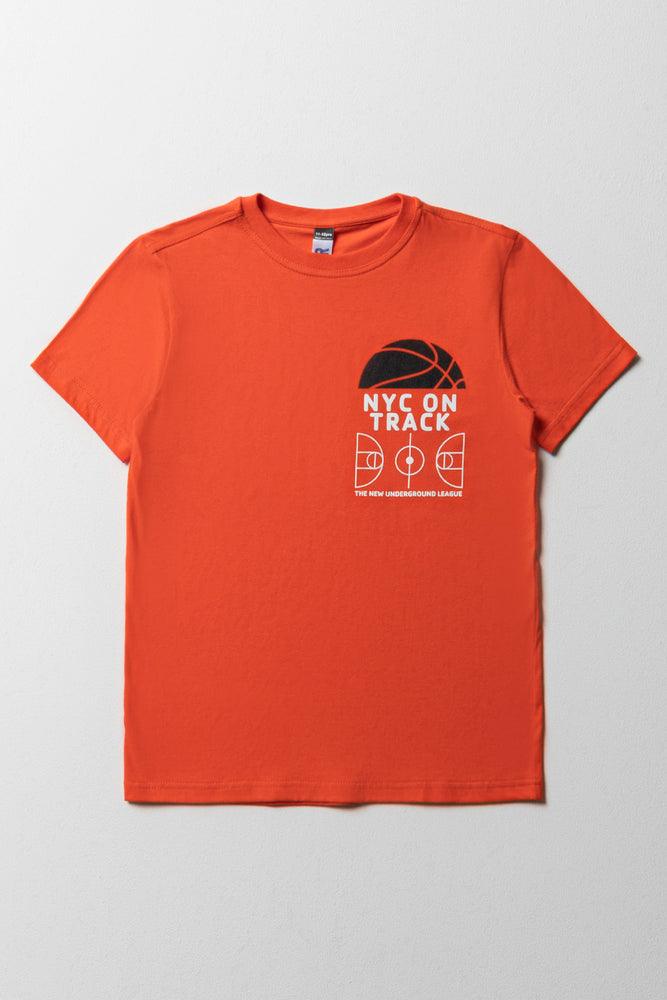 Printed T-Shirt Basket Ball Chilli