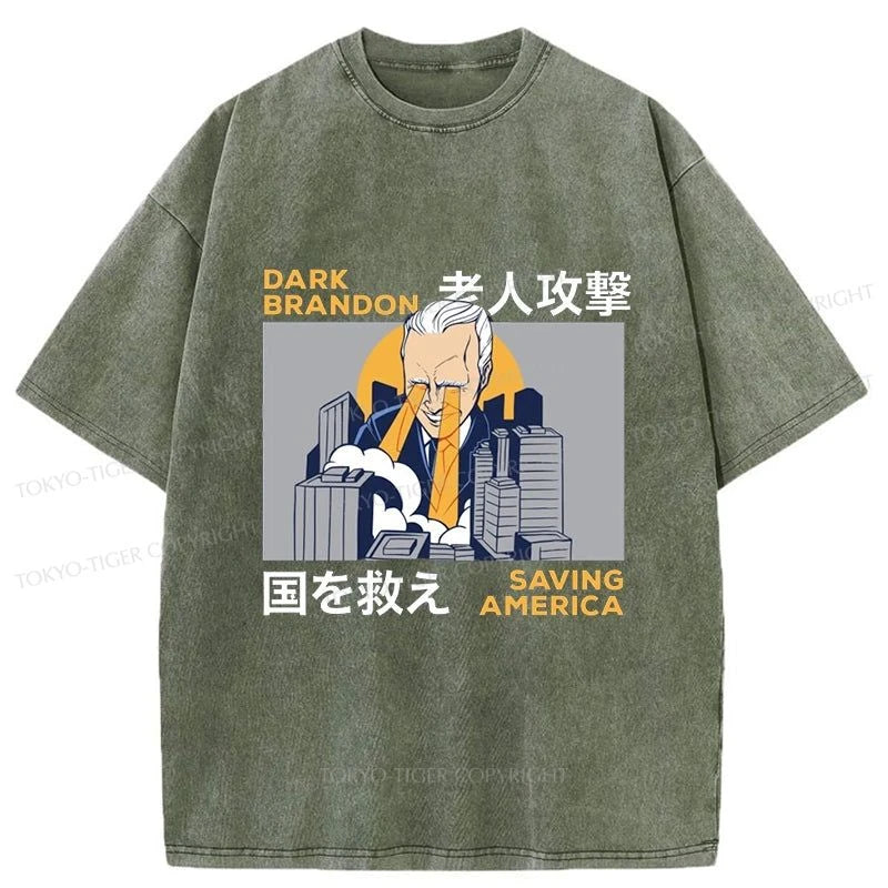 Tokyo-Tiger Funny Meme Dark Brandon T-Shirt