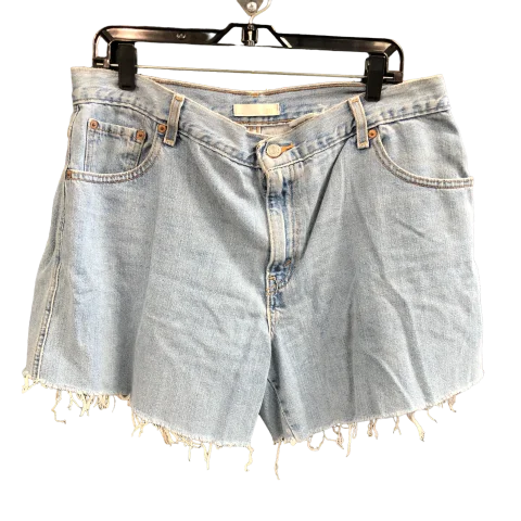 Blue Denim Shorts Levis, Size L