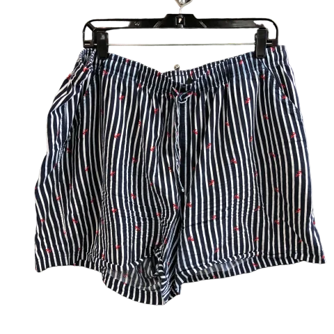 Striped Pattern Shorts Erika And Co, Size Xl