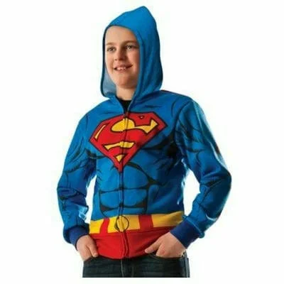 Boys Child Superman Zip-up Hoodie