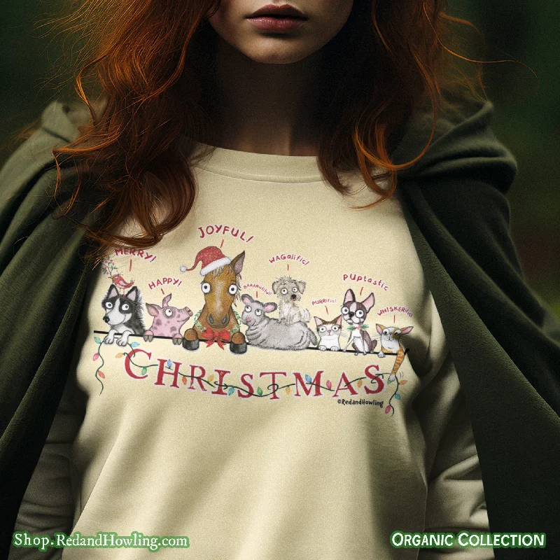 "Magical Christmas" Unisex Organic Crew Neck Sweatshirt