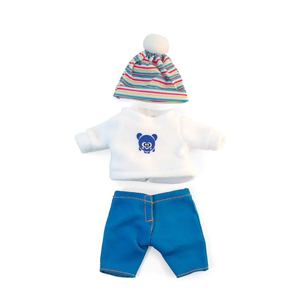 Doll Dress Up Kit - Cold Weather Sweatshirt Set (21cm)