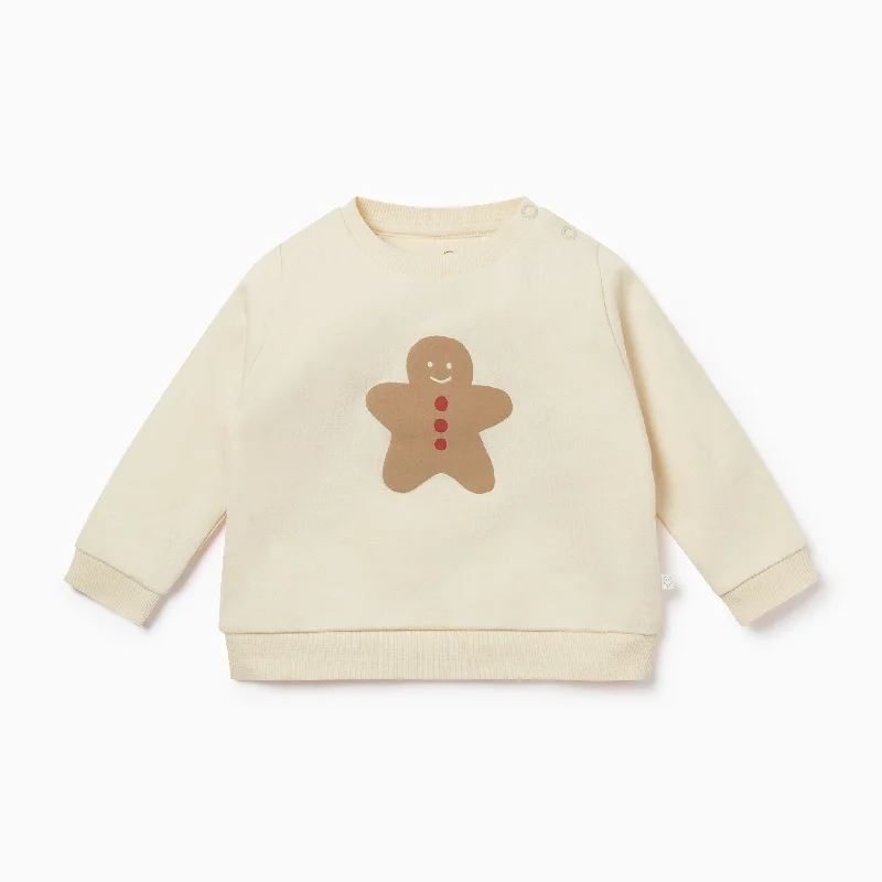 Organic Cotton Gingerbread Sweatshirt