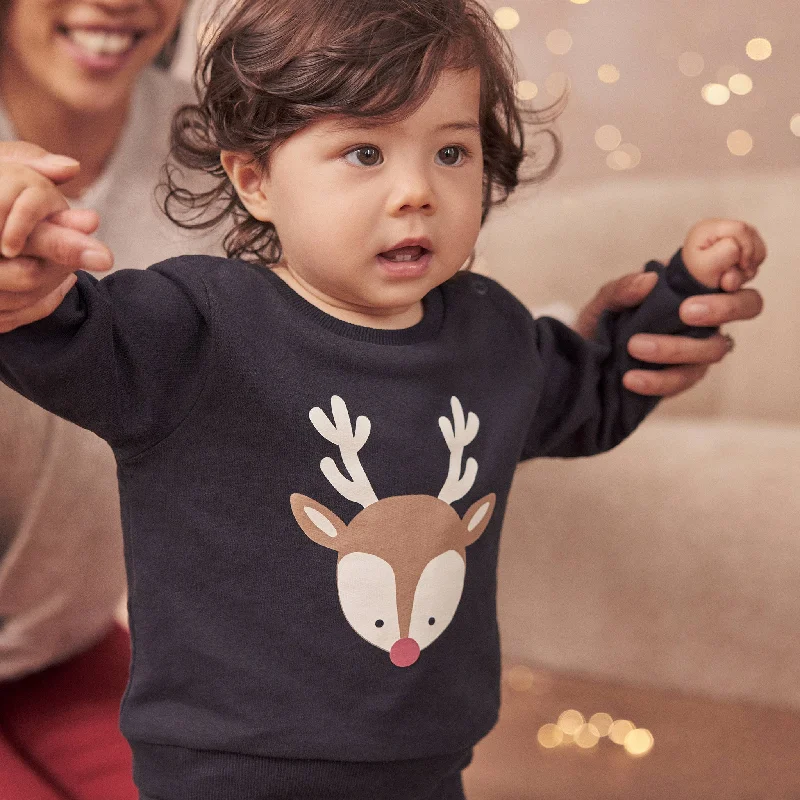 Organic Cotton Reindeer Sweatshirt