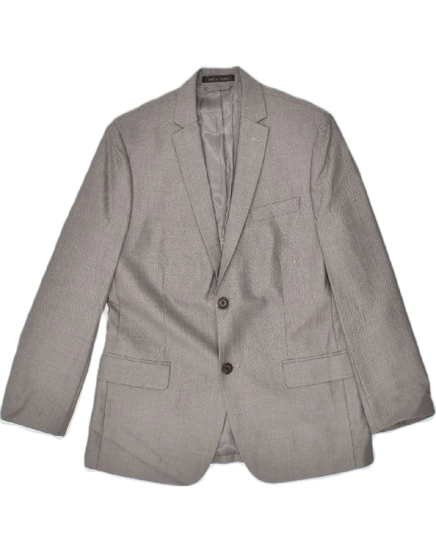 RALPH LAUREN Boys 2 Button Blazer Jacket 15-16 Years Grey Polyester