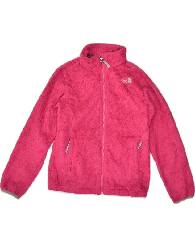 THE NORTH FACE Girls Fleece Jacket 14-15 Years Large Pink Polyester