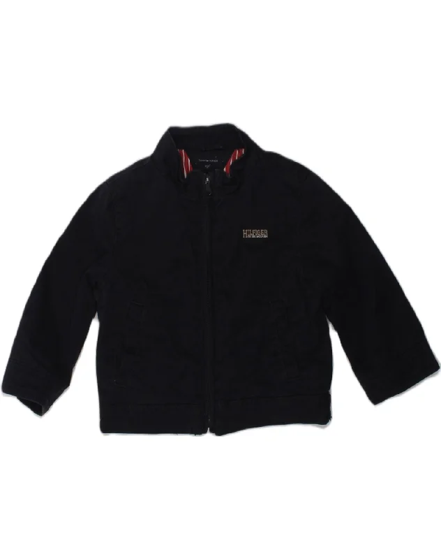 TOMMY HILFIGER Baby Boys Bomber Jacket 18-24 Months Navy Blue Cotton