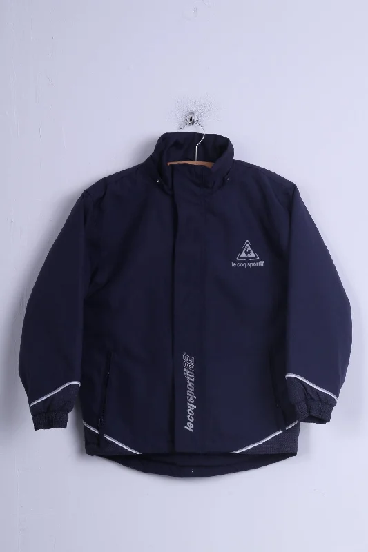 Le Coq Sportif Boys MB 14 Years Old M Pullover Jacket Navy Blue Reactive Technology