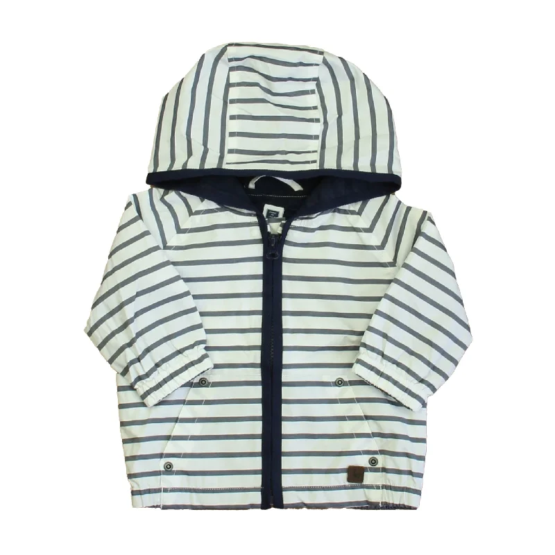 Janie and Jack Boys White | Navy Stripe Jacket