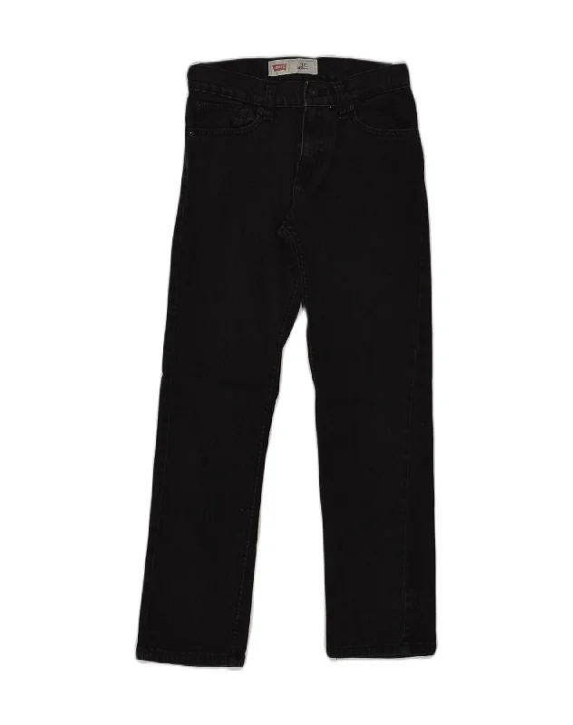 LEVI'S Boys 511 Skinny Jeans 11-12 Years W26 L26 Black Cotton