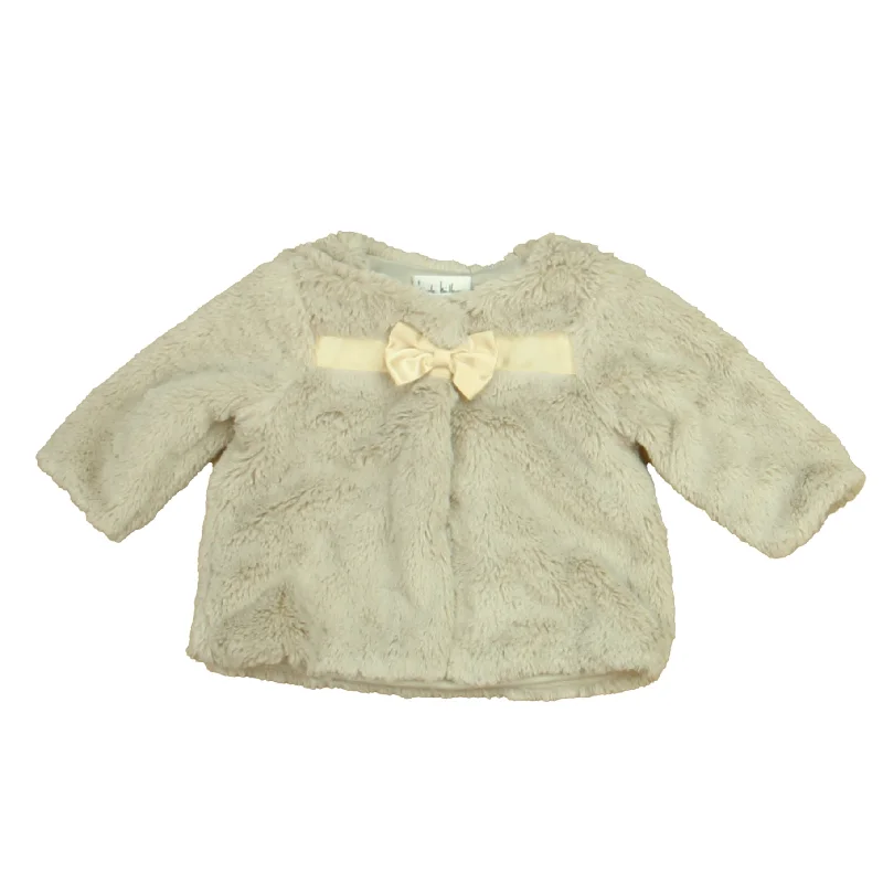 Nicole Miller Girls Taupe Jacket