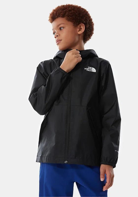 The North Face Boys Zipline Rain Jacket, Black