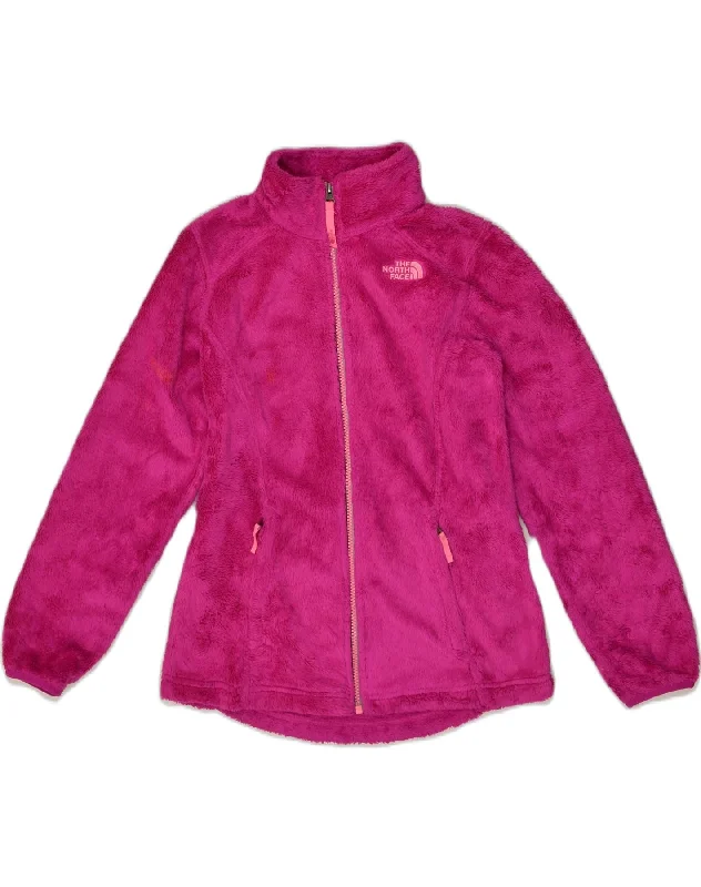 THE NORTH FACE Girls Fleece Jacket 14-15 Years Large Pink Polyester